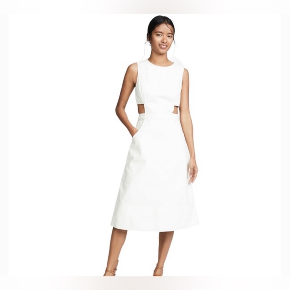 CURRENT/ELLIOTT NWT DENIM THE NIGHTFALL DRESS - - Picture 4 of 15